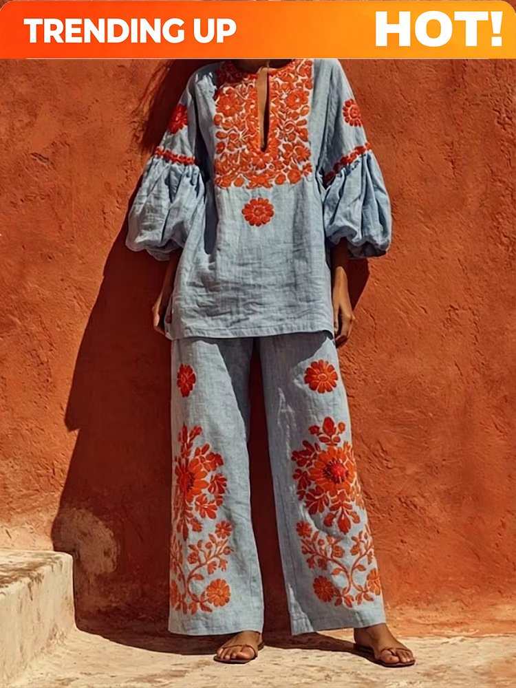Customization Women Boho Linen - огляд і ціна Linen Pant Wide