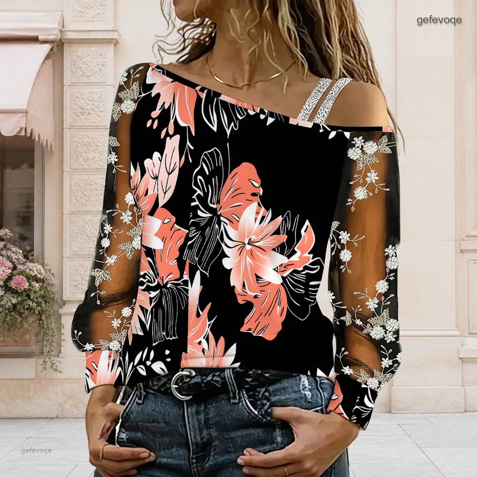 Women Off Shoulder Blouse Asym - огляд і ціна Blouse Off Shoulder