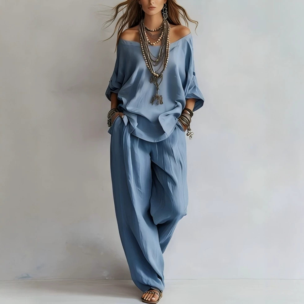 Casual Loose Linen Seven Sleev - огляд і ціна Linen Pant Wide
