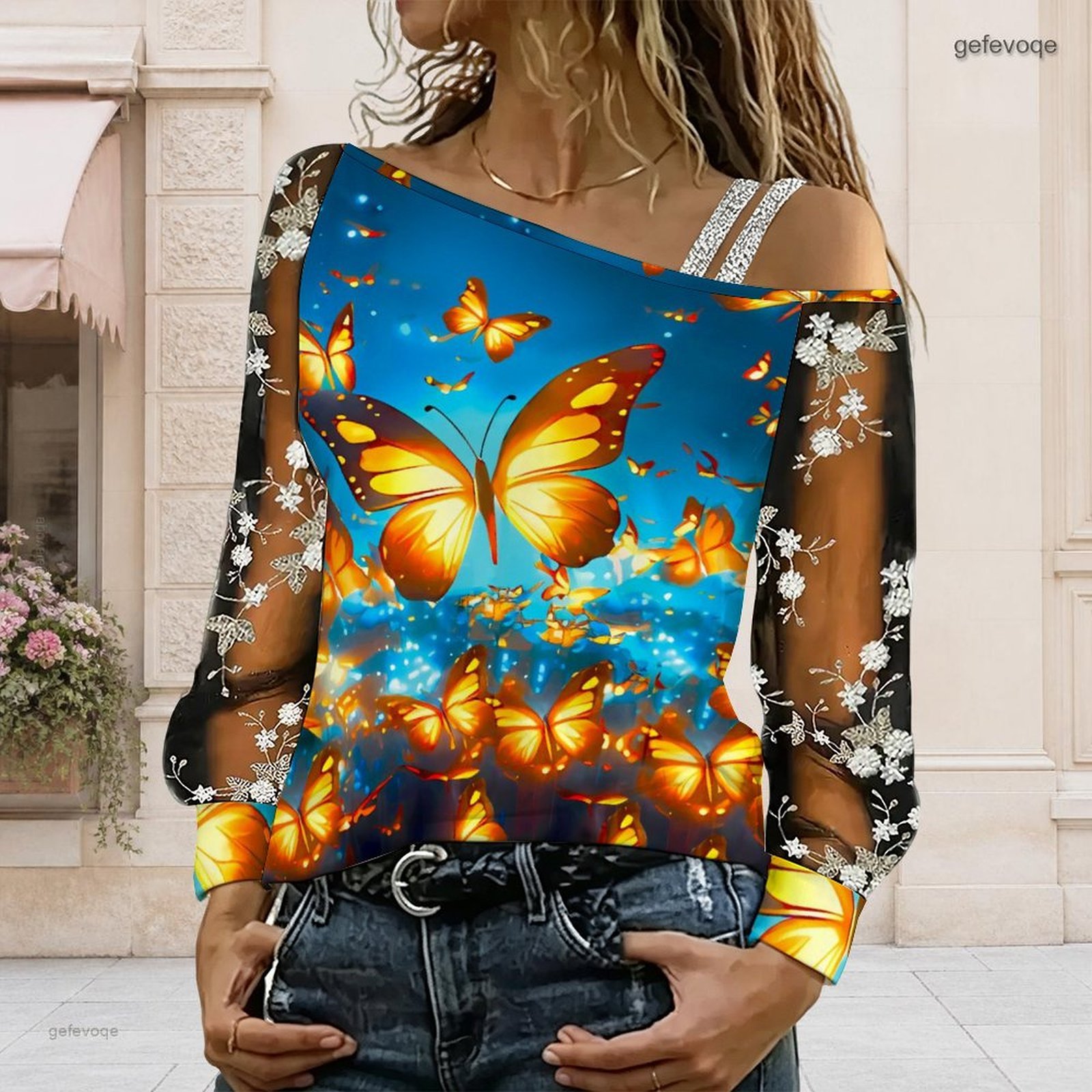 Women Off Shoulder Blouse Asym - огляд і ціна Blouse Off Shoulder